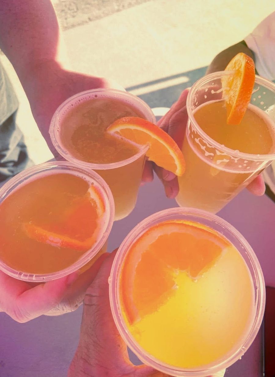 Fruit-forward craft cocktails served at the bar